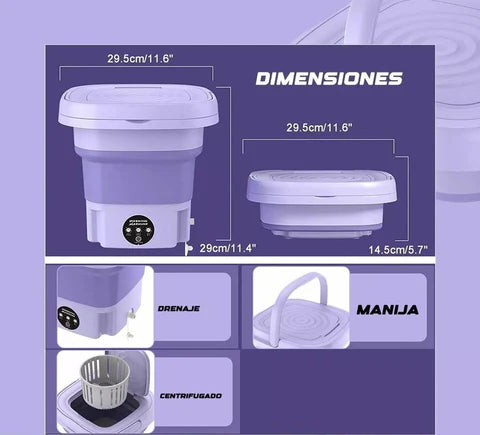 Mini lavadora versátil - @MAGICLAV