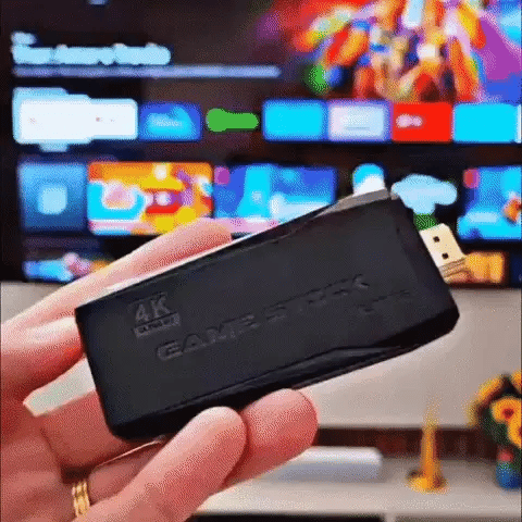 Consola retro Game stick con 20.000 juegos clásicos instalados