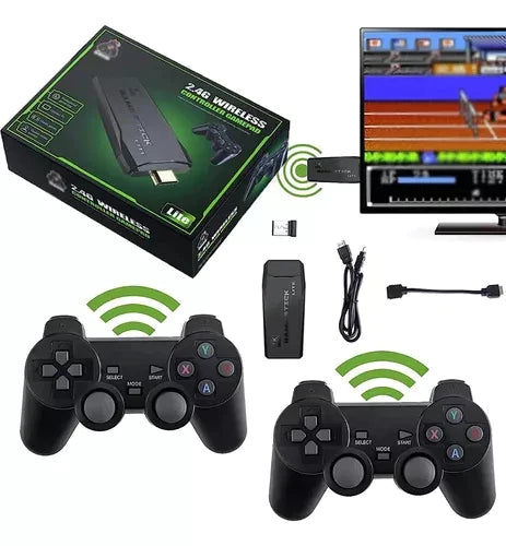 Consola retro Game stick con 20.000 juegos clásicos instalados