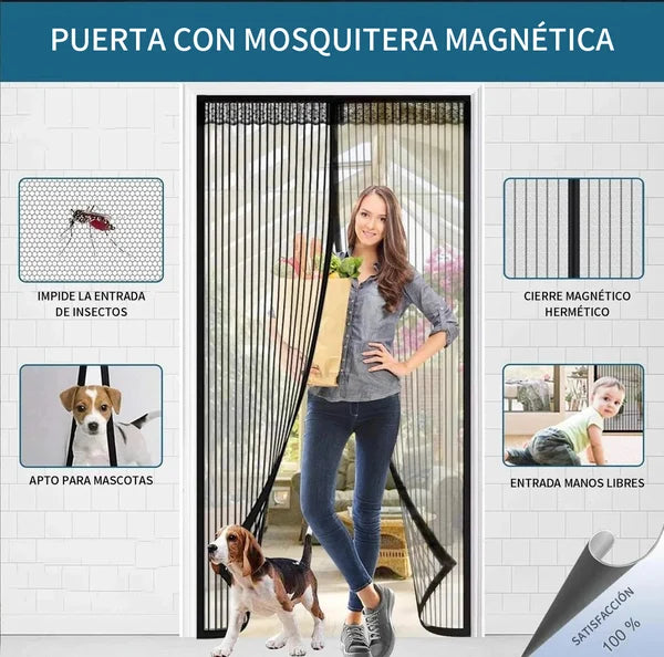 Cortina mosquitera magnética - Bloquer pro® 🚫🦟