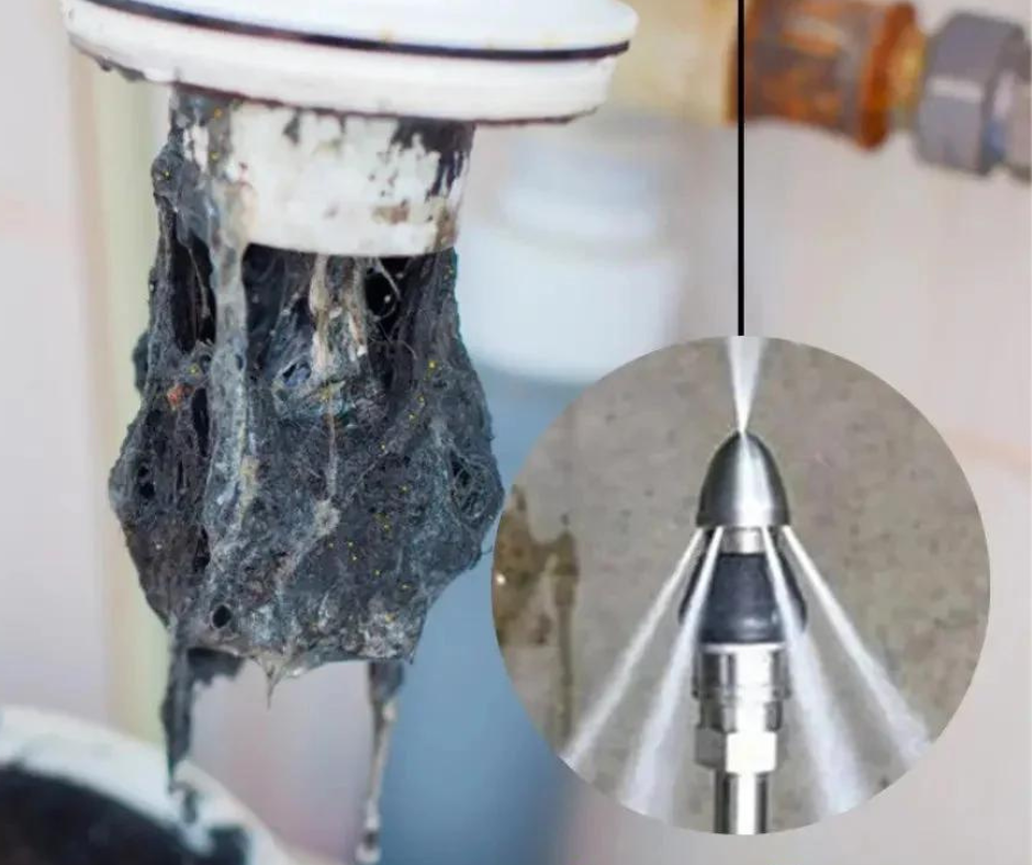 🔥Último día 70% de descuento💧Herramienta de limpieza de alcantarillado - Boquilla de alta presión.